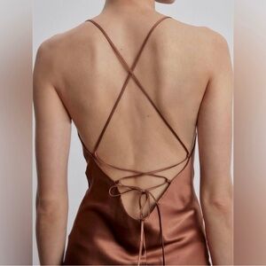 Silk Maison slip dress